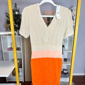NY&Co Colorblock Knit Dress (Size M)